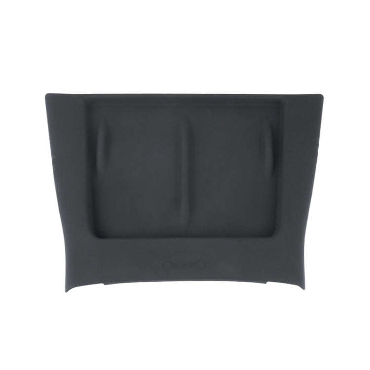 For Tesla Model 3 / Y Car Center Console Phone Wireless Charging Silicone Anti-slip Mat (Black)