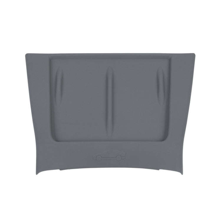 For Tesla Model 3 / Y Car Center Console Phone Wireless Charging Silicone Anti-slip Mat (Grey)