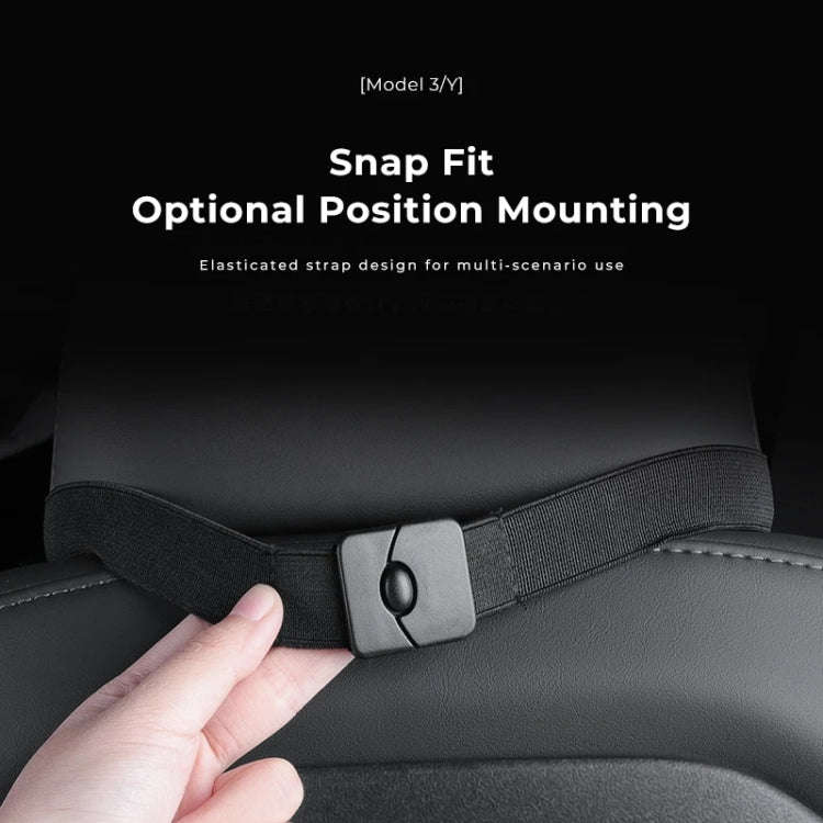 For Tesla Universal Car Silicone Tissue Box Elastic Belt Paper Box