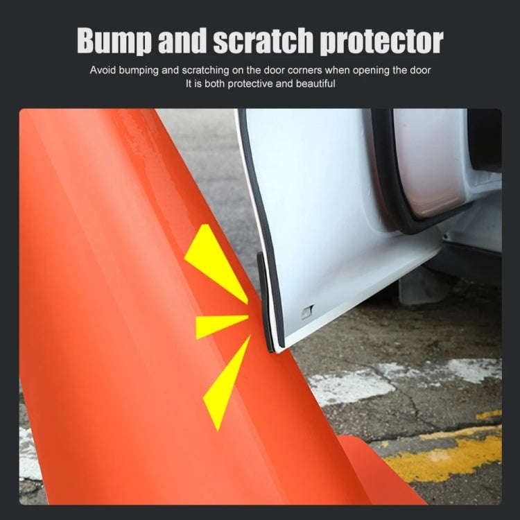 For Tesla Model 3 / Y 2pcs / Set Car Front Door Corner Anti-collision Strips