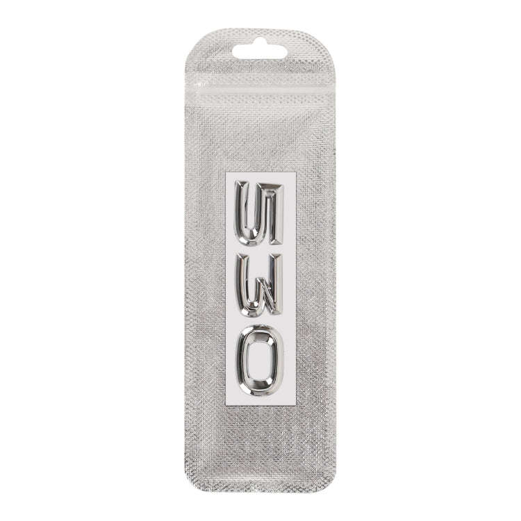 Car Number 530 Metal Personalized Decorative Stickers, Size: 8 x 2.5 x 0.5cm