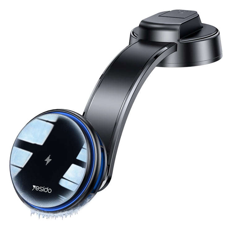 Yesido C311 Semiconductor Cooling 15W Magnetic Wireless Charging Car Holder (Black)