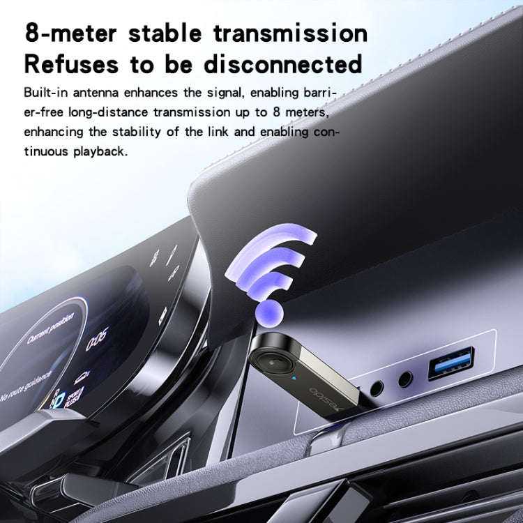 Yesido YAU81 USB Wireless Audio Adapter Car Bluetooth Receiver
