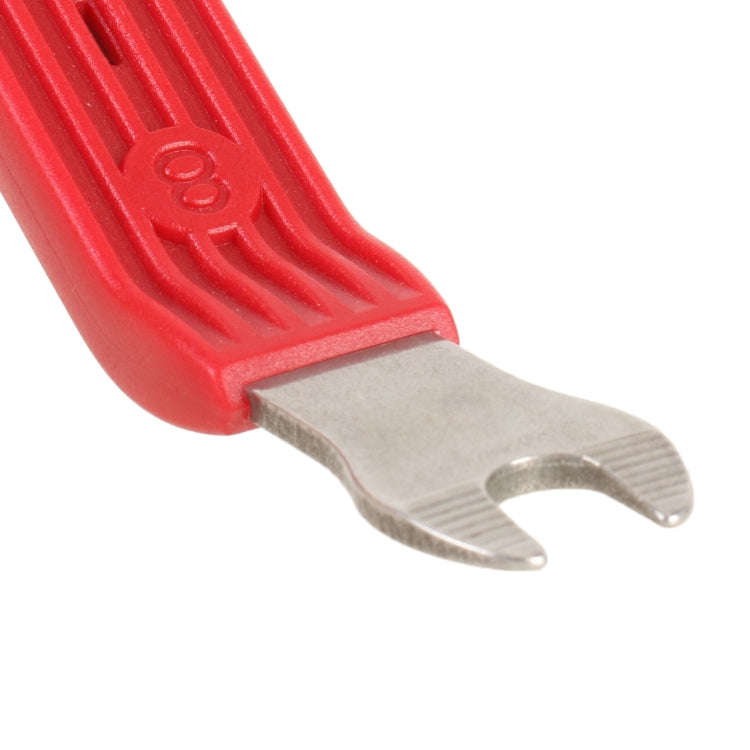 4-5 inch Short Car Door Panel Removal Rubber Buckle Screwdriver (Red)
