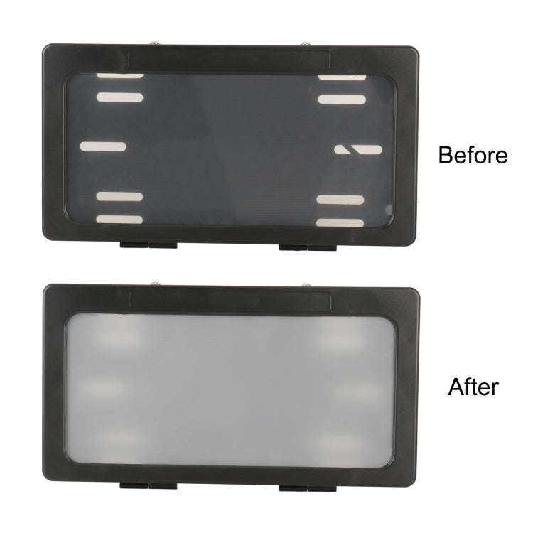 Car Single Plate Atomized License Plate Frame, US Standard