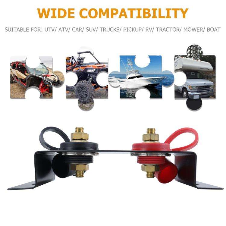 CP-5191 M10 Thin Stud Car RV Marine Battery Terminal Starter Battery Terminal Extender