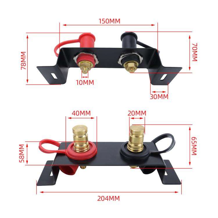 CP-5192 M10 Thick Stud Car RV Marine Battery Terminal Starter Battery Terminal Extender