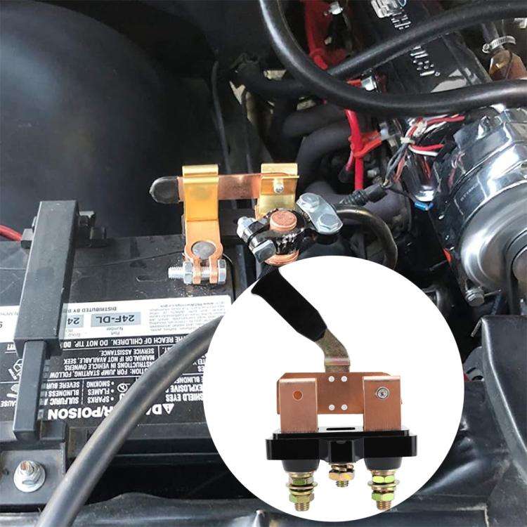 RV Yacht E-108 Battery High Current Power Off Main Switch (Transparent)