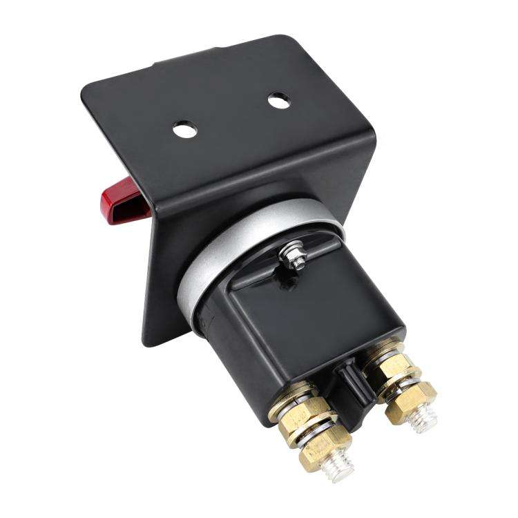 300A High Current Silver-plated Copper 12V-36V Battery Cut Off Switch with Red Handle Isolator & ...