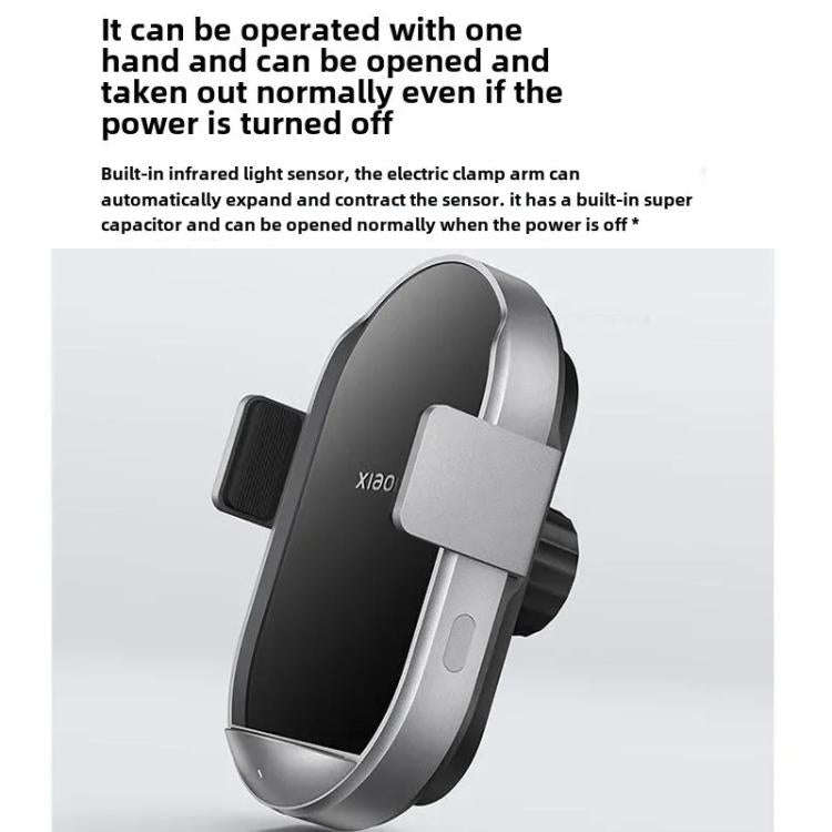 Xiaomi 50W Wireless Car Charger Dual Interface Fast Quick Charging Holder (Black)
