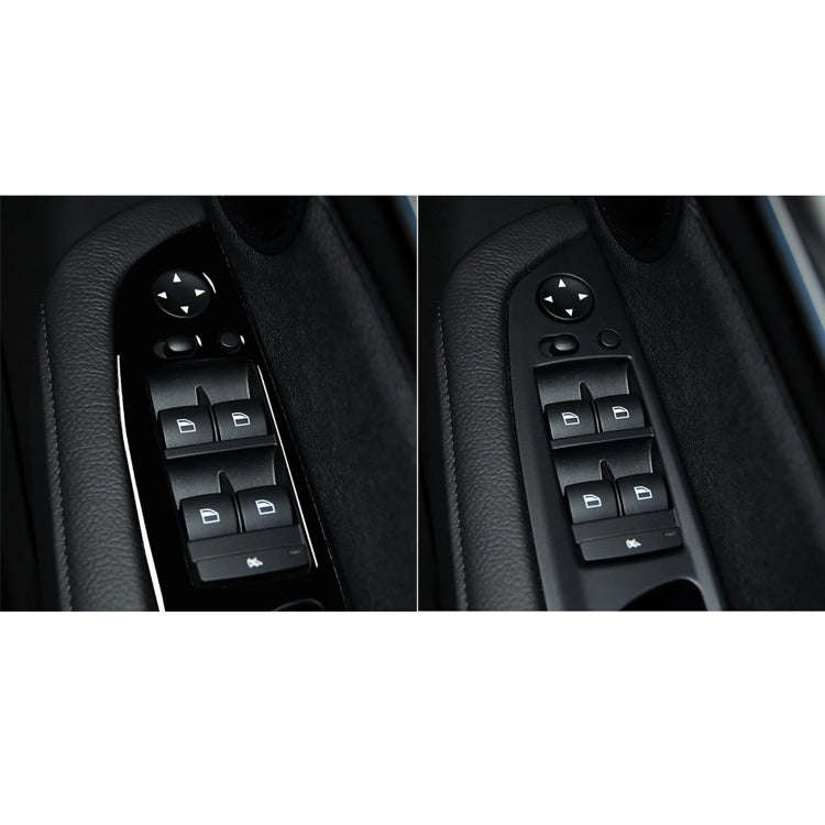 Car Right Drive Window Lift Panel + Start Button Decorative Sticker for BMW X5 E70 2008-2013 / X6...