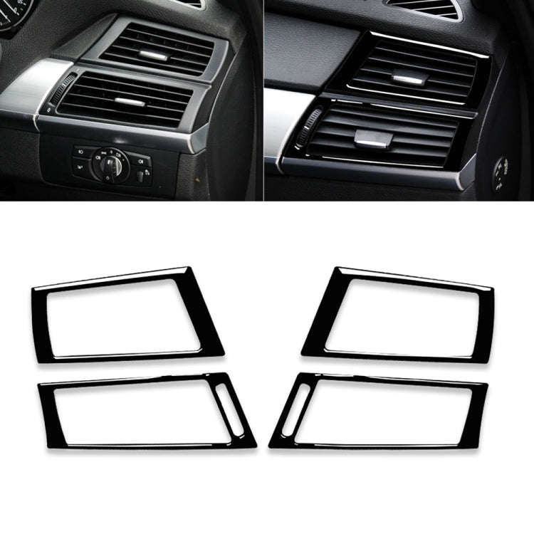 For BMW X5 E70 / X6 E71 2008-2013 Car Side Air Outlet Decorative Sticker, Left and Right Drive Un...