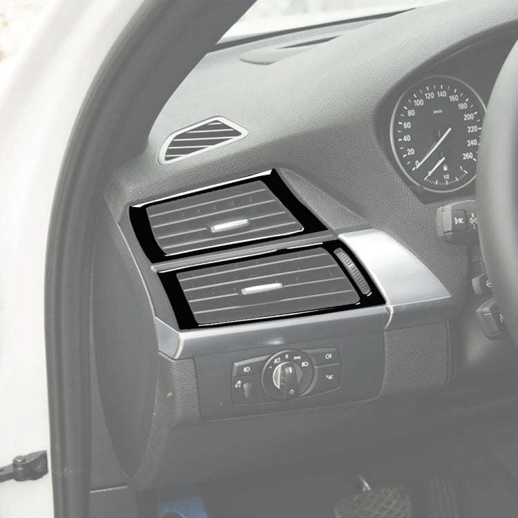 For BMW X5 E70 / X6 E71 2008-2013 Car Side Air Outlet Decorative Sticker, Left and Right Drive Un...