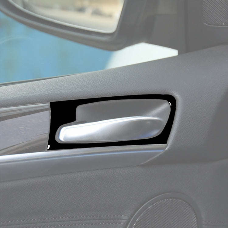 4pcs Set For BMW X5 E70 2008-2014 Car Door Handle Decorative Sticker, Left and Right Drive Univer...