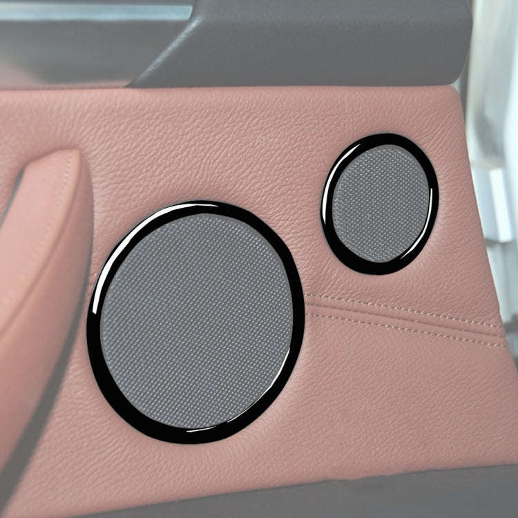 6pcs / Set Car Door Horn Ring Decorative Sticker for BMW X5 E70 2008-2013 / X6 E71 2009-2014, Lef...