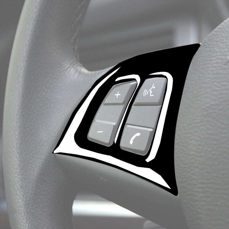 Car Steering Wheel Buttons Decorative Sticker for BMW E70 X5 2008-2013, Left and Right Drive Univ...