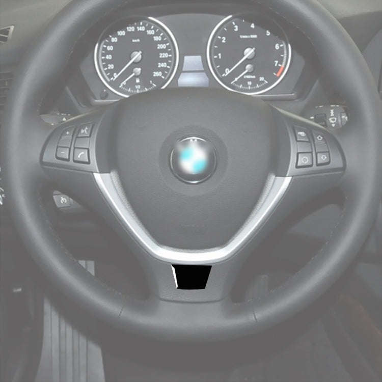 Car Steering Wheel Buttons Decorative Sticker for BMW E70 X5 / E71 X6 2008-2013, Left and Right D...