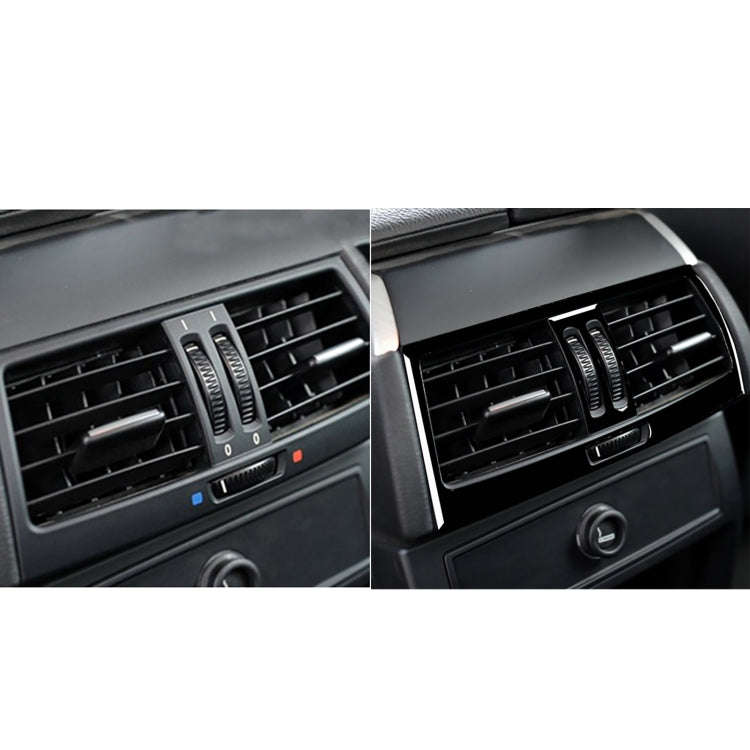 Car Rear Seat Air Vent Type B Decorative Sticker for BMW E70 X5 / E71 X6 2009-2013, Left and Righ...