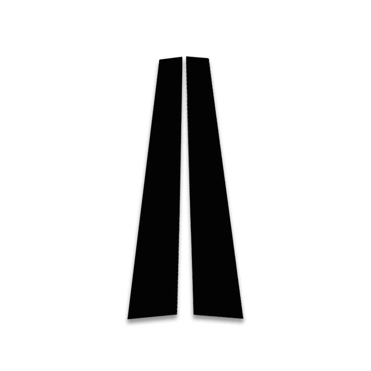 Car B Pillar Decorative Sticker for BMW X5 E70 2008-2013, Left and Right Drive Universal(Black)