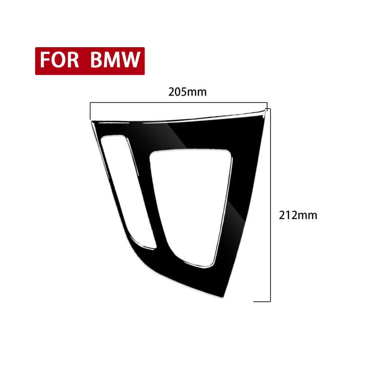 Car Left Drive Gear Panel Decorative Sticker for BMW Series 1 & 2 F20 / F21 2012-2015(Black)