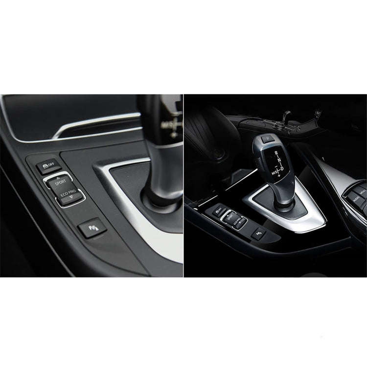 Car Left Drive Gear Panel Decorative Sticker for BMW Series 1 & 2 F20 / F21 2012-2015(Black)