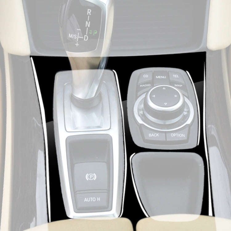 Car Left Drive Gear Panel US Version Decorative Sticker for BMW X5 E70 2008-2013 / X6 E71 2009-20...