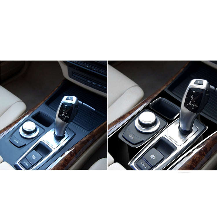 Car Right Drive Gear Panel Decorative Sticker for BMW X5 E70 2008-2013 / X6 E71 2009-2014(Black)