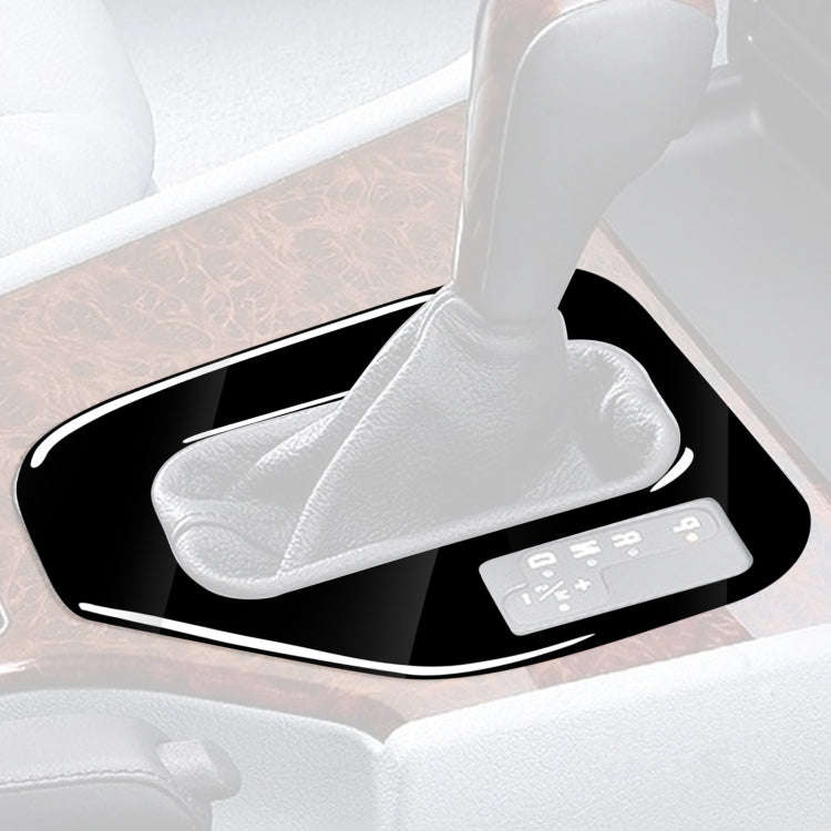Car Right Drive Gear Panel Decorative Sticker for BMW Series 5 E39 1995-2003(Black)
