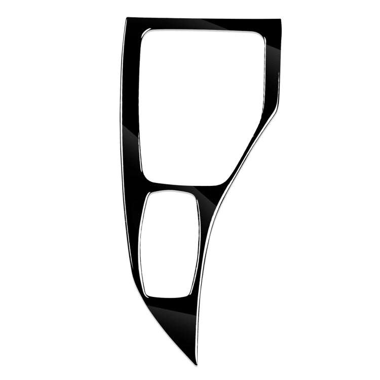 Car Right Drive Gear Panel Outer Frame Decorative Sticker for BMW X1 E84 2011-2015(Black)