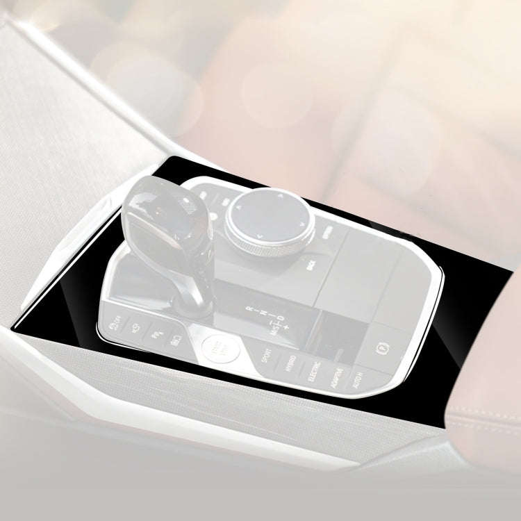 Car Left Drive Gear Panel Decorative Sticker for BMW Series 3 G20 G28 325Li 330d 335 2019-2020(Bl...