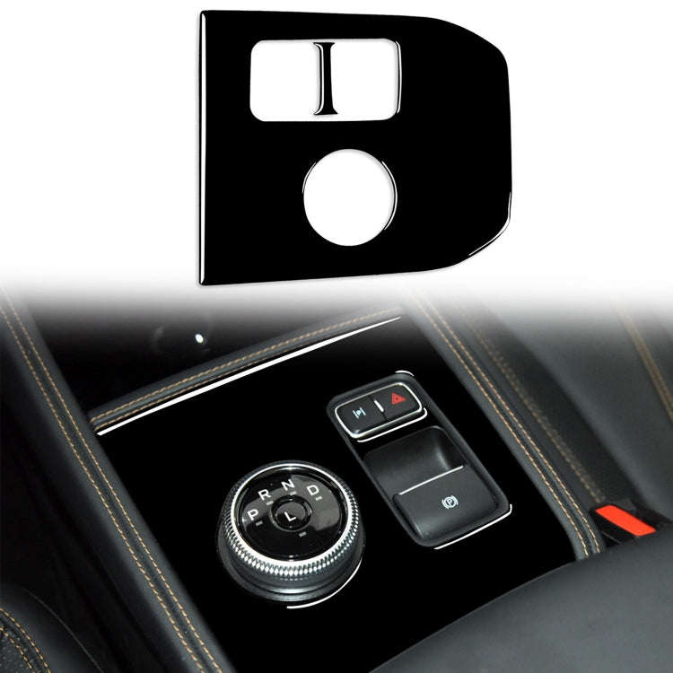 For Ford Mustang Mach E 2021 Car Gear Panel Decorative Sticker, Left and Right Drive Universal(Bl...