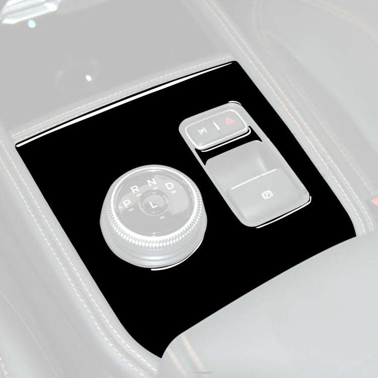 For Ford Mustang Mach E 2021 Car Gear Panel Decorative Sticker, Left and Right Drive Universal(Bl...
