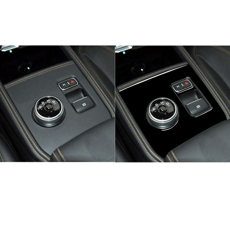 For Ford Mustang Mach E 2021 Car Gear Panel Decorative Sticker, Left and Right Drive Universal(Bl...
