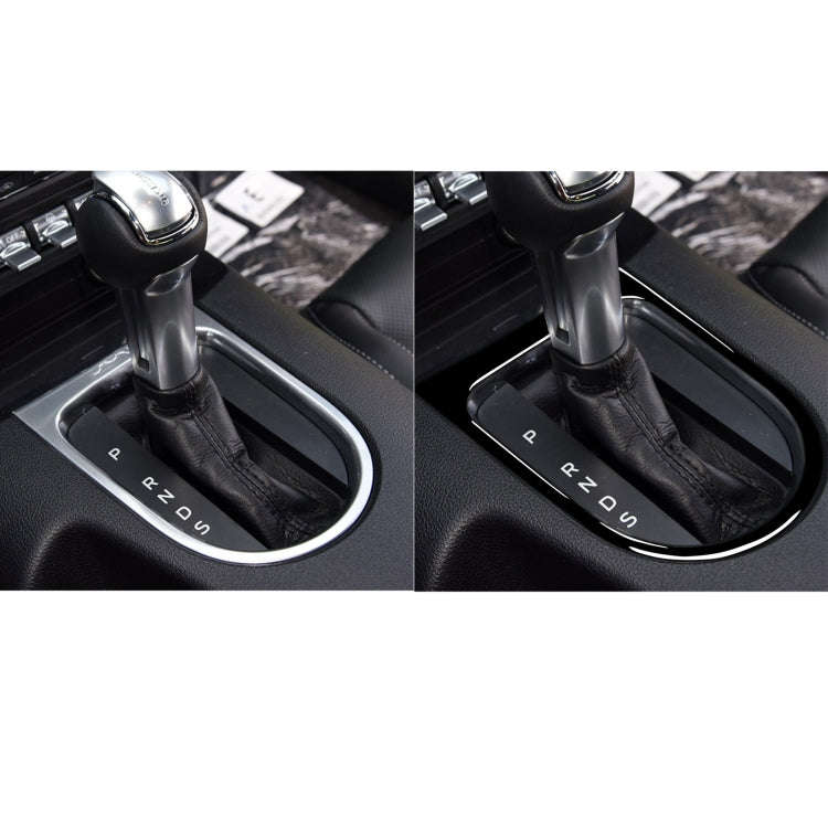 For Ford Mustang 2015-2020 Car Gear Panel Frame Decorative Sticker, Left and Right Drive Universa...