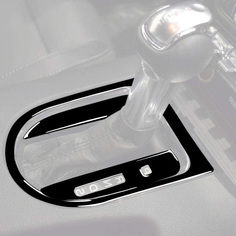 For Ford Mustang 2015-2020 Car Right Drive Gear Panel Frame Decorative Sticker Set(Black)