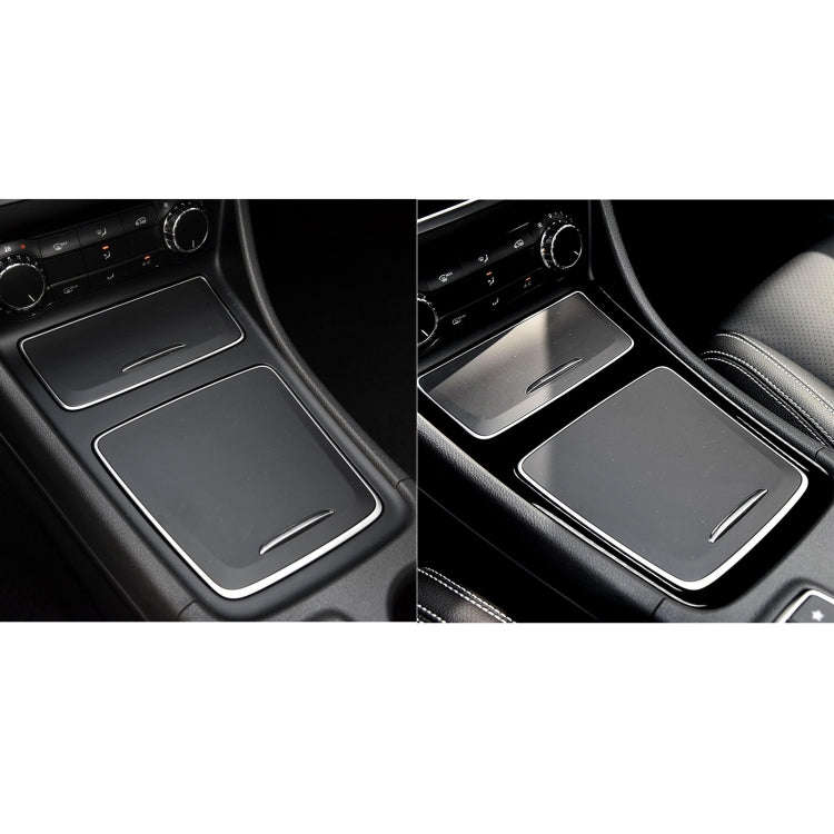 Car Central Control Storage Box Frame Decorative Sticker For Mercedes-Benz A-class 2013-2018 / CL...