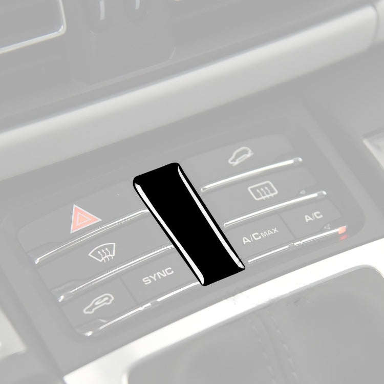 For Porsche Macan 2014-2021 Car Gear Button Decorative Sticker, Left and Right Drive Universal (B...