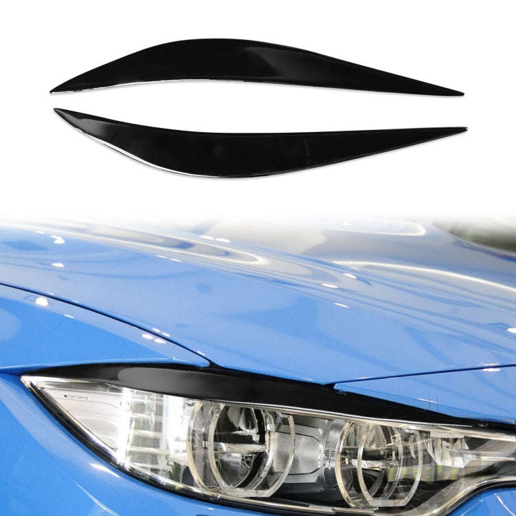 Pair Car Lamp Eyebrow Soft Decorative Sticker for BMW 4 Series F32/F33/F36 2012-2017, M3 F80 & M4...