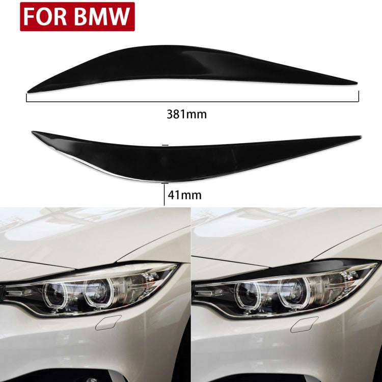 Pair Car Lamp Eyebrow Soft Decorative Sticker for BMW 4 Series F32/F33/F36 2012-2017, M3 F80 & M4...