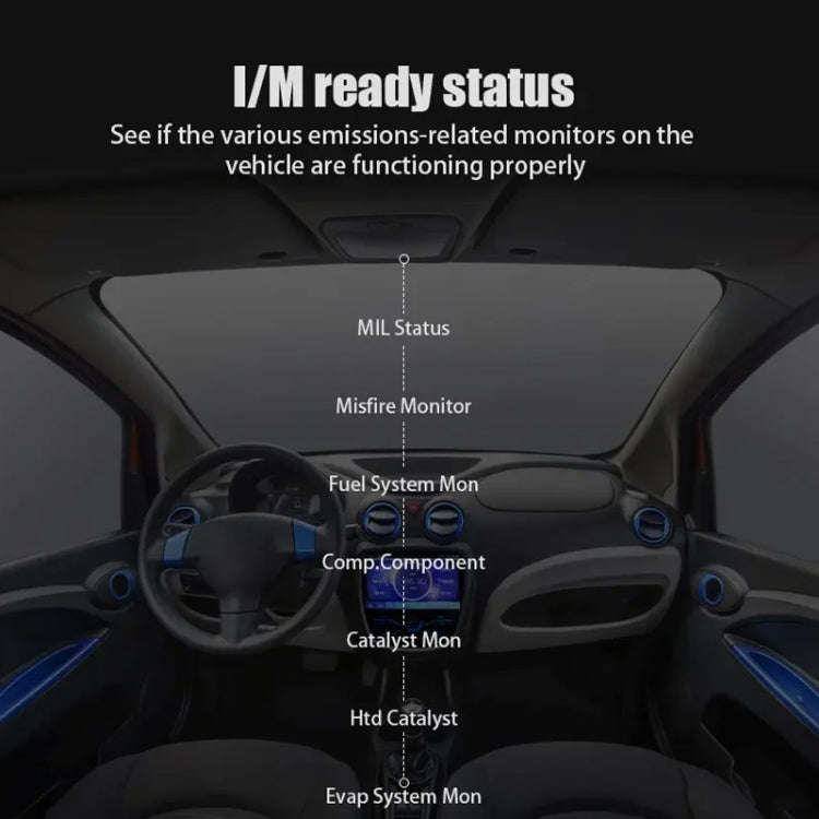 V314 Car OBD Diagnostic Instrument Fault Clear Code Reader