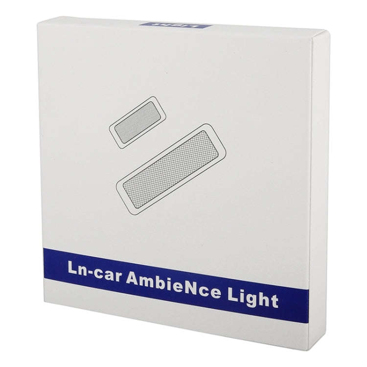 Car 4 in 1 LED Ambient Light Door Decorative Light (Pink Light)
