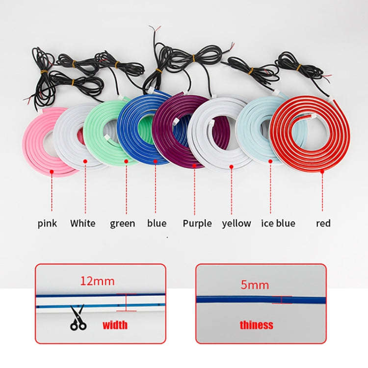 1.8m Car Daytime Running Super Bright Decorative LED Atmosphere Light (Purple Light)