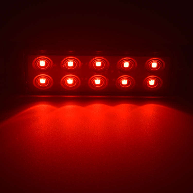 2pcs Car / Truck 10LEDs Side Marker Indicator Lights Bulb Lamp (Red)