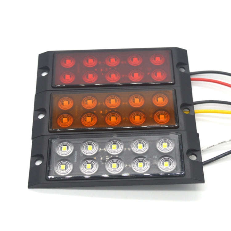 2pcs Car / Truck 10LEDs Side Marker Indicator Lights Bulb Lamp (Orange)