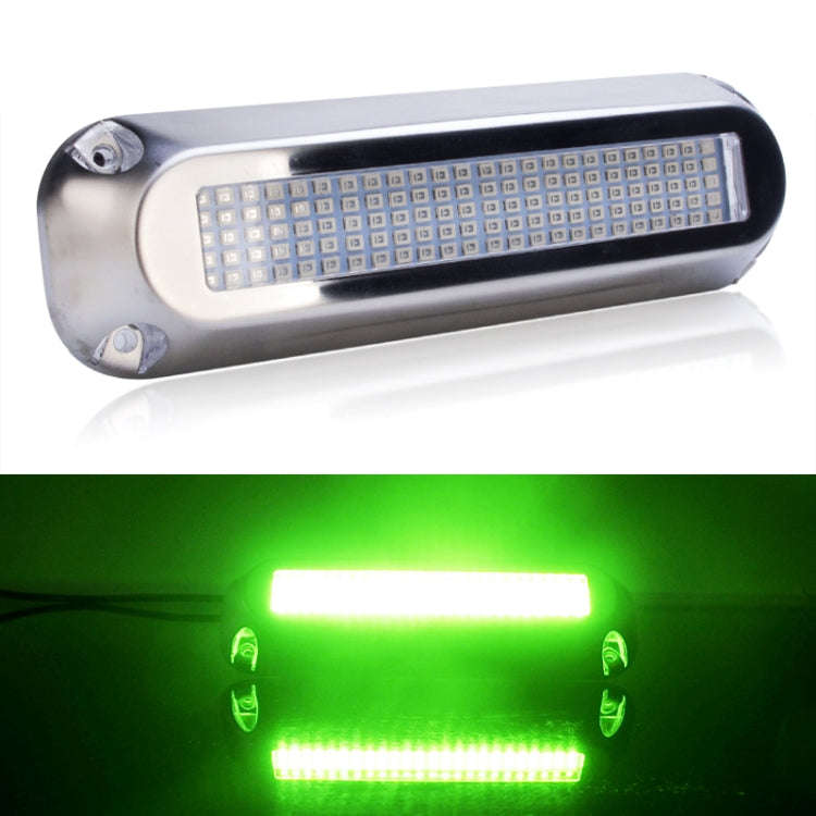 Ship / Yacht 10-30V 120LEDs Waterproof Stainless Steel Underwater Light (Green Light)