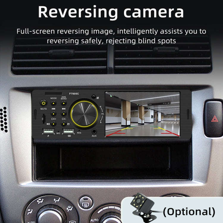 4 inch 800x480P Car Radio Receiver MP5 Player, Support FM & Bluetooth & SD Card with Remote Control