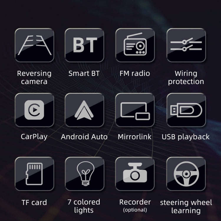 4 inch 800x480P Car Radio Receiver MP5 Player, Support FM & Bluetooth & SD Card with Remote Control