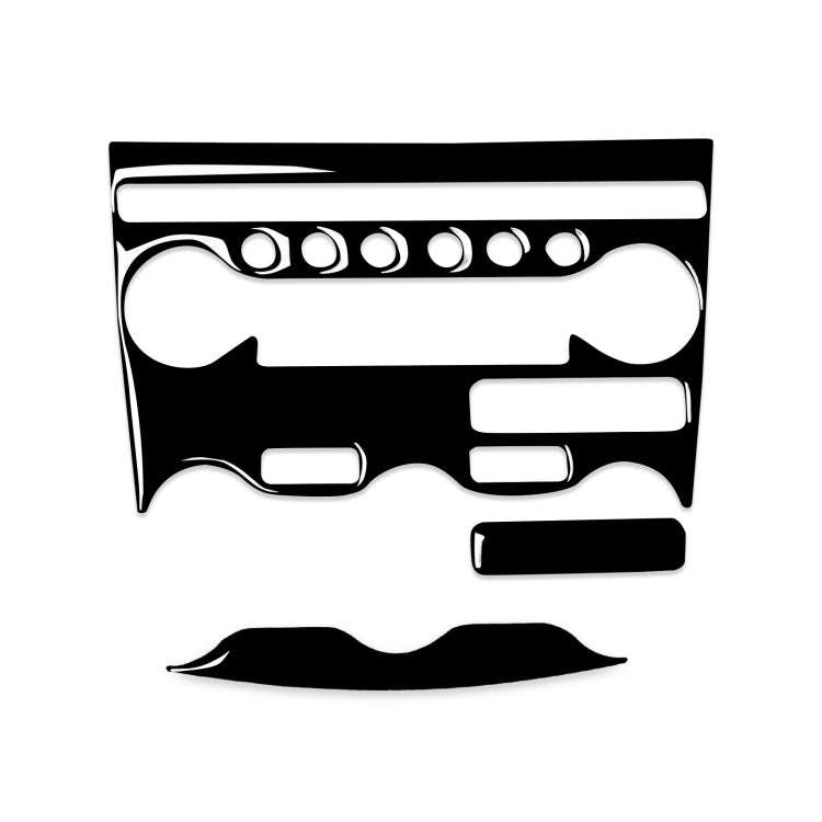 For Nissan 370Z Z34 2009- 3 in 1 Car AC Adjustment Panel Decorative Sticker, Left and Right Drive...
