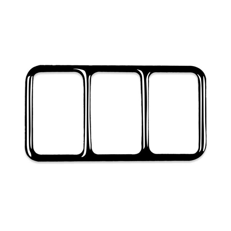 For Nissan 370Z Z34 2009- Car Central Control Heating Button Frame Decorative Sticker, Left and R...