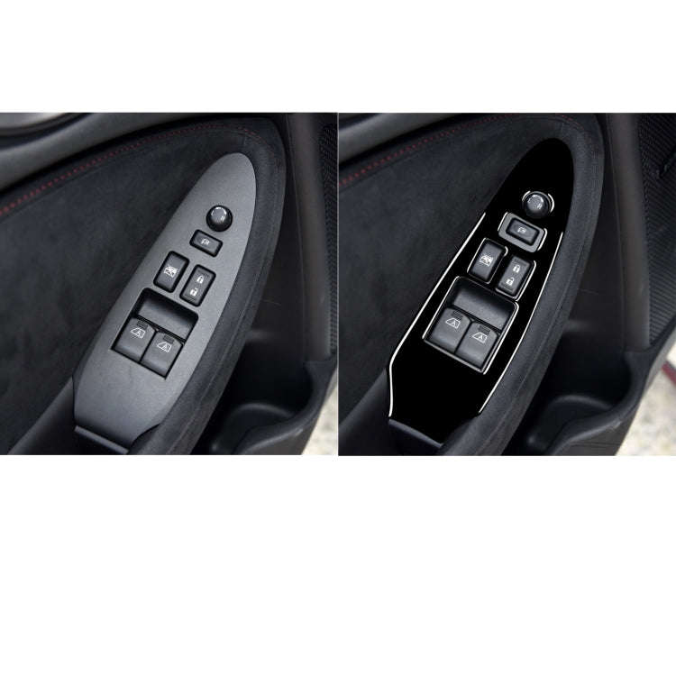 For Nissan 370Z Z34 2009- Car Driver Side Door Lift Panel with Hole Decorative Sticker, Left Driv...